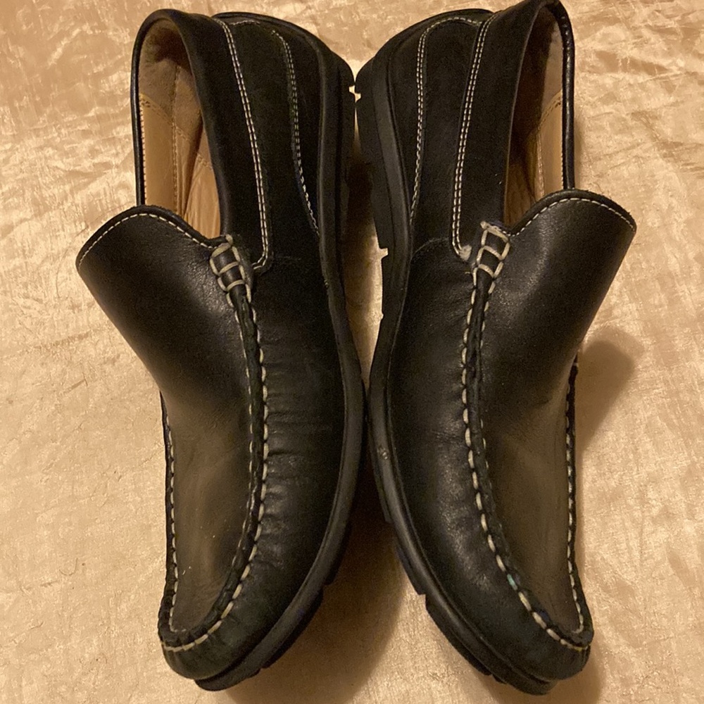 Ecco Black Leather Loafers - Picture 3 of 7